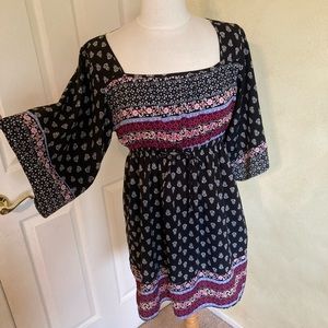 Boho mini dress